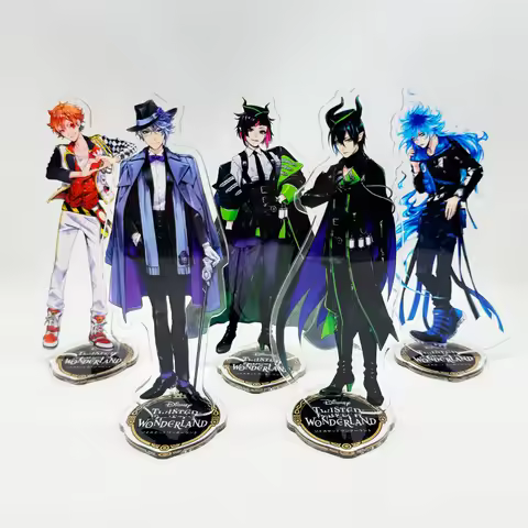 Game Anime Twisted Wonderland Acrylic Figures Stand CosplayModel Plate Collection Desk Decoration Ch