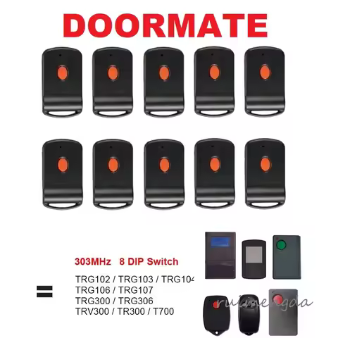 For Doormate 700T TRG300/306 TR300 TRV300/303 TRG107 TiltAMatic 303MHz Garage Door Remote Control 30