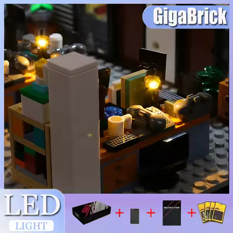 DIY LED Light Kit For LEGO 21336 The Office (Only LED Light,Without Blocks Model)