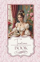 Teatime Book: Cuaderno A5 Puntos – Cuadernos bonitos estilo Victoriano Romántico y Floral a color - 