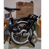 HITAM Brompton m6l 2021 Black Black new new - Folding Bike