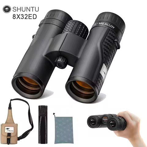 Shuntu 8x32 ED Binoculars for Adults High Powered Super Clear and Wide Field of View Lightweight For