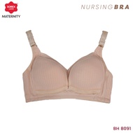 Sorex Bra Menyusui Tanpa Kawat Bukaan Depan Full Cup B-C Kait 4 Katun Mix Nursing Bra BH 8091 - Lavi