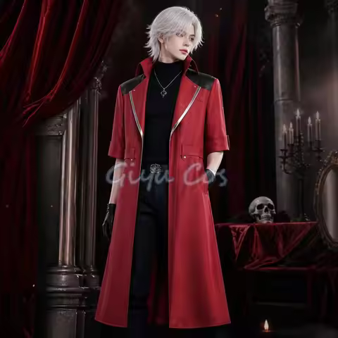 Devil May Cry Dante Cosplay Costume Full Set Carnival Uniform Halloween Party Masquerade for Women G