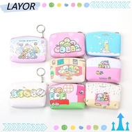 LAY San-X Sumikko Gurashi Coin Bag Women Girls Small Cartoons Pattern Wallet Zipper Pocket