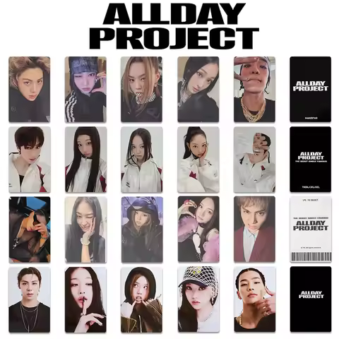 5Pcs/Set KPOP ALLDAY PROJECT Album FAMOUS Photocards ADP Two-Sided Postcard ANNIE TARZZAN BAILEY LOM