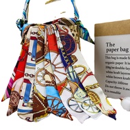 Ribbon scarf for women Bag bag straps luggage Accessories girls' headscarf