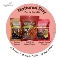 Kangaroo Nuts National Day Party Bundle 【3 Packets of Nuts】