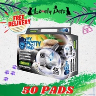 My Potty Pad Charcoal Training Pad (M) 45cm x 60cm - (50pcs)