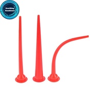 EVERTHING Plastic Caulking Nozzle Applicator Sausage Caulking Extension Tool Camber / Long Caulking 