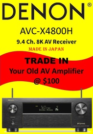 DENON AVC-X4800H 9.4 Ch 8K AV Amplifier