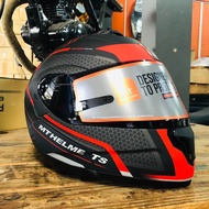 MT Helmet Atom SV Flip Up Fullfaced Double Visor Helmet Tech SX2 Red