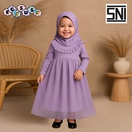 (EGSUS) Gamis Tutu Hijab Bayi Balita Lucu Pakaian Anak Perempuan (0 Bulan - 4 Tahun) Fashion Muslim