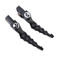 ใหม่รถจักรยานยนต์อุปกรณ์เสริมSkull Zombieคลัทช์เบรคHandle BarสําหรับHarley Sportster XL883 XL1200 48