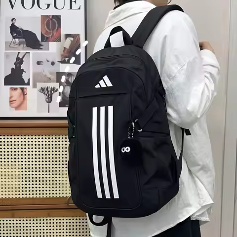 Adidas Backpack Original Large Capacity Student School Bag Men's and Women's Fitness Training Sports