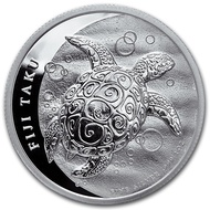 New Zealand Mint $2 Fiji Taku 2013 1 oz .999 Silver Coin BU 1oz