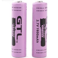 *Ready Stock* GTL ICR14500 3.7V Rechargeable 14500 Li-ion Battery