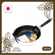 HOKUA - 日本製 FUKAMI 24cm DAIKIN Silkware 不黏塗層深煎鍋(平行進口)
