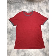Giordano Plain Red T-Shirt.