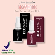 GEAMOORE Deo Spray Deodorant With Tawas Extract 30ml Ori Bpom