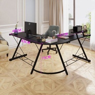 L Shape Design Computer Table Meja belajar Meja pejabat murah Modern Family Study Wooden Office Writ