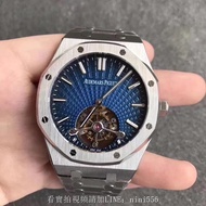 AP_ audemars_ royal oak series 26522 st blue manual mechanical stainless steel surface the tourbillon real men watch 41 mm NOOB