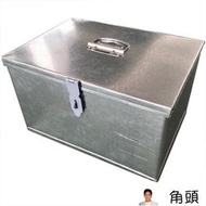 大號鐵箱子 加蓋加厚工具箱  手工箱 收納箱 手提白鐵箱帶鎖