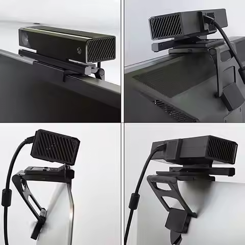 TV Clip Adjustable Camera Clip High Performance TV Mount Bracket Stand Clip Holder Cradle for Xbox O