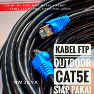 Outdoor Lan Cable 10 Meter FTP CAT5e Ready to Use already crimped with iron rj45 and Vascolink plugb