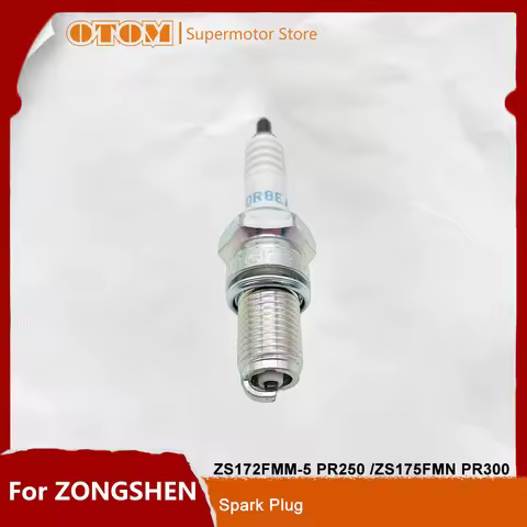 OTOM Motorcycle NGK Spark Plug DR8EA Motor Ignition Ignite For ZONGSHEN ZS172FMM-5 PR250 ZS175FMN PR