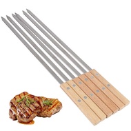 LY BBQ Skewer 6Pc Outdoor BBQ Tool Profeional Grilg BBQ Skewer 340 Stainle Steel BBQ Long