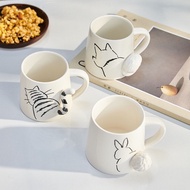Japanese Ceramic Mug Cartoon Creative Ceramic Mug Cute Cute Breakfast Mug Milk Mug Coffee Mug