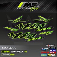 HIJAU Decal Sticker Striping Variations Transparent Uv Mio Soul Karbu 2006-2012 Mio Soul 115 Mio Sou