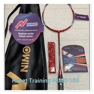 Raket Badminton TRAINING RACKET NIMO 150/nimo coach 150 +tas+grip ORI