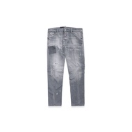 DSQUARED2 Sexy Twist Button-Fly Jeans Lightgrey Unused