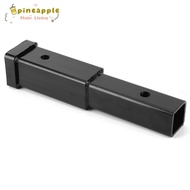 PINEAMY Trailer Hitch Extension Tube, Steel 12in Receiver Extender,  Tire Black Hitch Mount Extensio