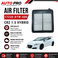 AUTO PRO Engine Air Filter 17220-RTW-000 For Honda CR-Z 1.5 Hybrid ZF1 ZF2 2011-2016 OEM Replacement