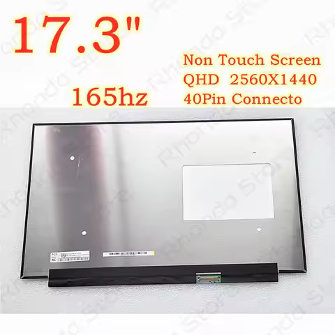 17.3 inch QHD 165Hz for Acer Nitro 5 AN517-55 AN517-55 Laptop Matrix LCD Screen