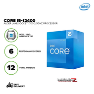 INTEL CORE I5 12400 Graphic UHD 730 มือ1 ประกันไทย tb4.4Ghz CPU INTEL LGA 1700