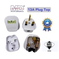 Plug Top with SIRIM 13A 3pin / 13Amp UK Plug Top White Colour / Good Quality