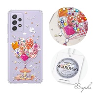 A apbs Samsung Galaxy A52s 5G/A52 5G Share Model Silva Color Diamond Shockproof Double Material Phon