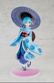 特價$999 KADOKAWA 從零開始的異世界生活 雷姆 浮世繪ver. 1/8 figure 和服 和傘