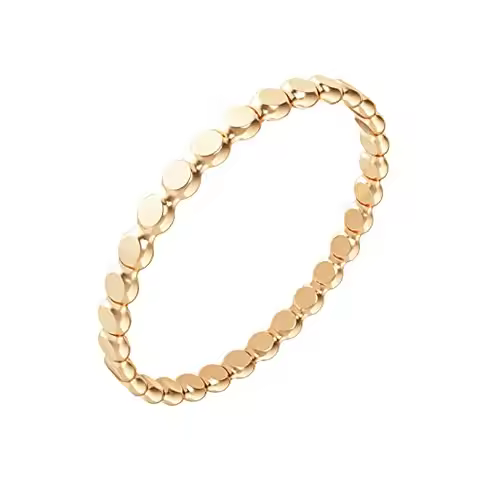 Stacking Ring Handmade Rings for Women Stackable Rings Filled Rings for Women Simple Hawaiian Jewelr