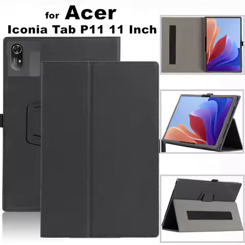 for Acer Iconia Tab P11 11 Inch 2024 Cover Flip Magentic Foldable Leather Stand Full Body Protective