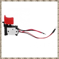 (SXUZ) Black Adjustable CW/CCW Electric Drill Trigger Switch 7.2V-24V DC Switch