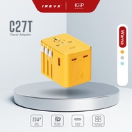 KiiP C27T Travel Adaptor GaN Adapter Charger Universal PD Fast Charging 25W