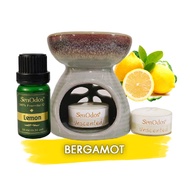Oil Burner + Lemon Pure Essential Oil