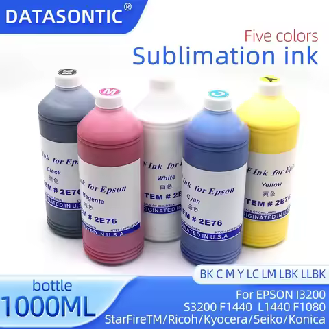 Heat transfer printing ink For EPSON I3200 S3200 F/L1440 F1080 StarFireTM/Ricoh/Kyocera/Seiko/Konica