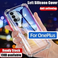 COD GMLF for OnePlus Nord N200 5G DE2117 DE2118 Slim Crystal Clear Soft Silicone Jelly Case With Fou