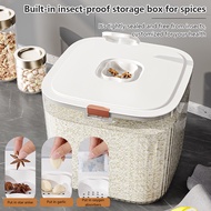Airtight Rice Storage Container - 20LB Capacity Grain Bin with Insect & Moisture Proof Seal - Househ